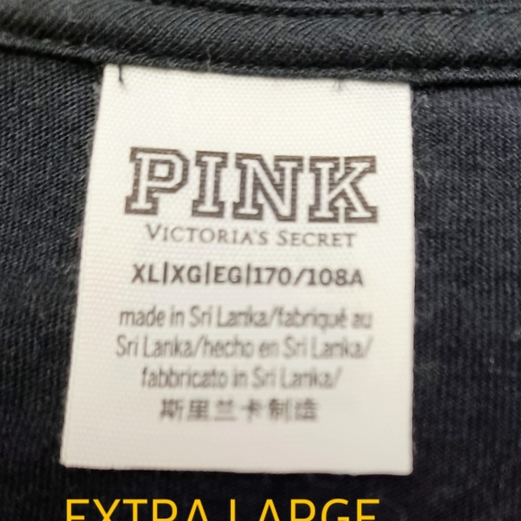 EXTREMELY RARE HTF VS PINK EXTRA LARGE MERMAID IRIDESCENT BLING GORGEOUS SHIRT - Picture 6 of 11